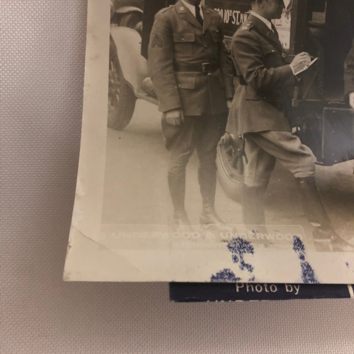 Military Photo Photograph Army Recruiting Truck 1933 Underwood & Underwood Photo