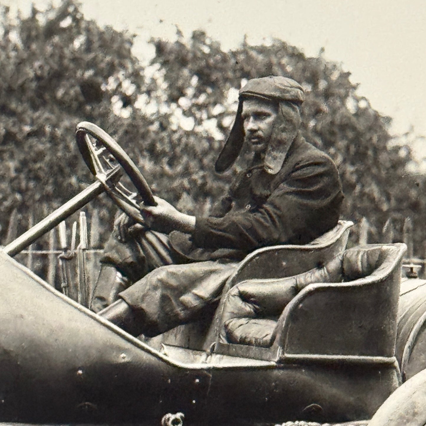 1905 Gordon Bennet Cup Race Edgar Braun Mercedes Benz Car Photo Modern Print