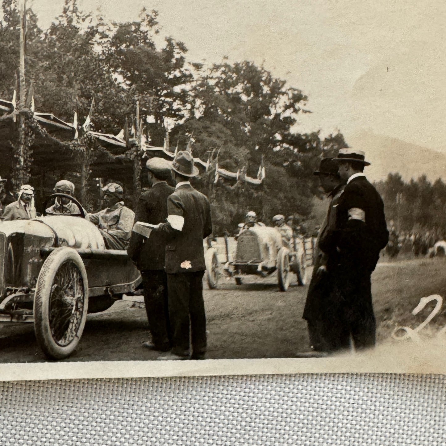 Vintage Car Automobile Racing Race Photo Photograph Print