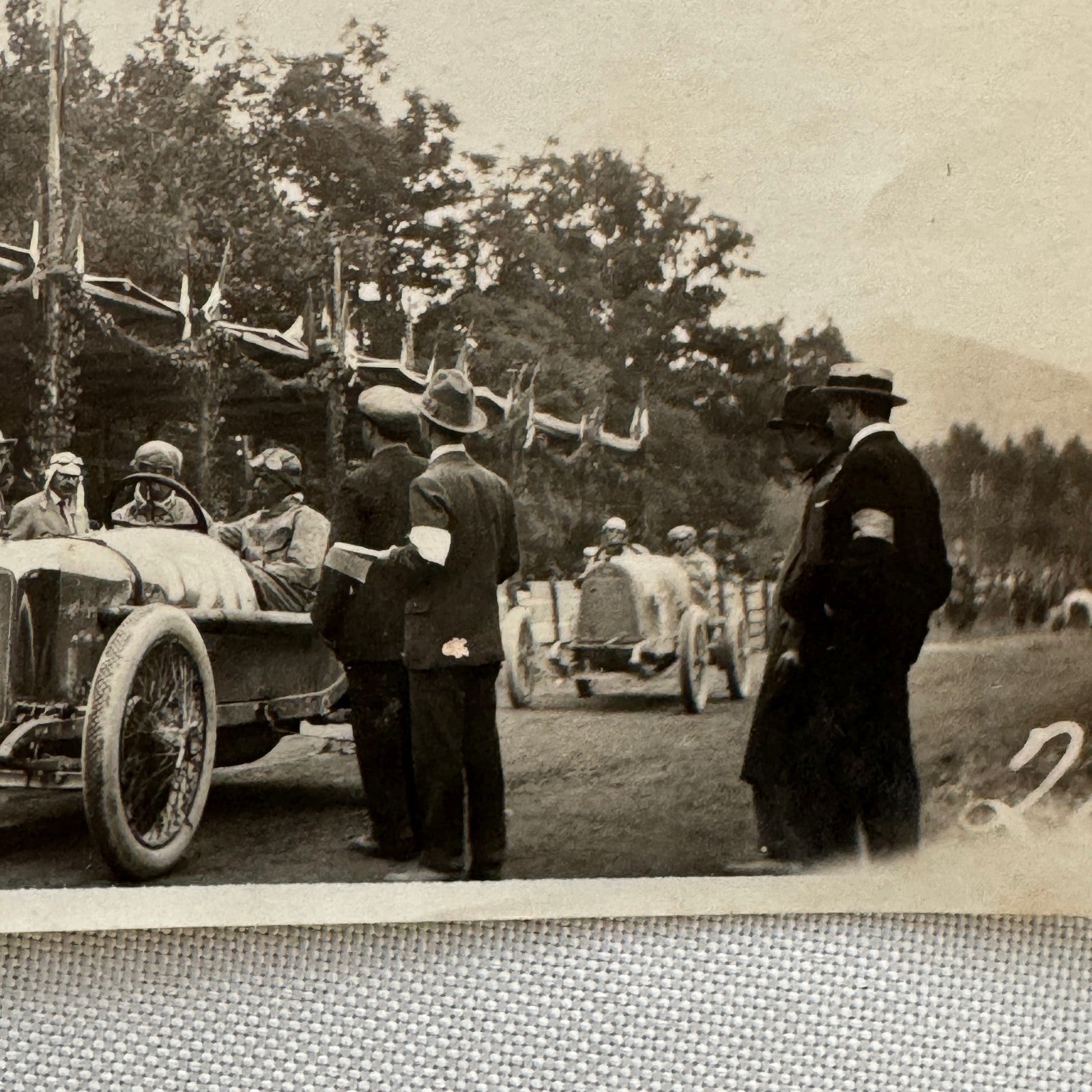 Vintage Car Automobile Racing Race Photo Photograph Print
