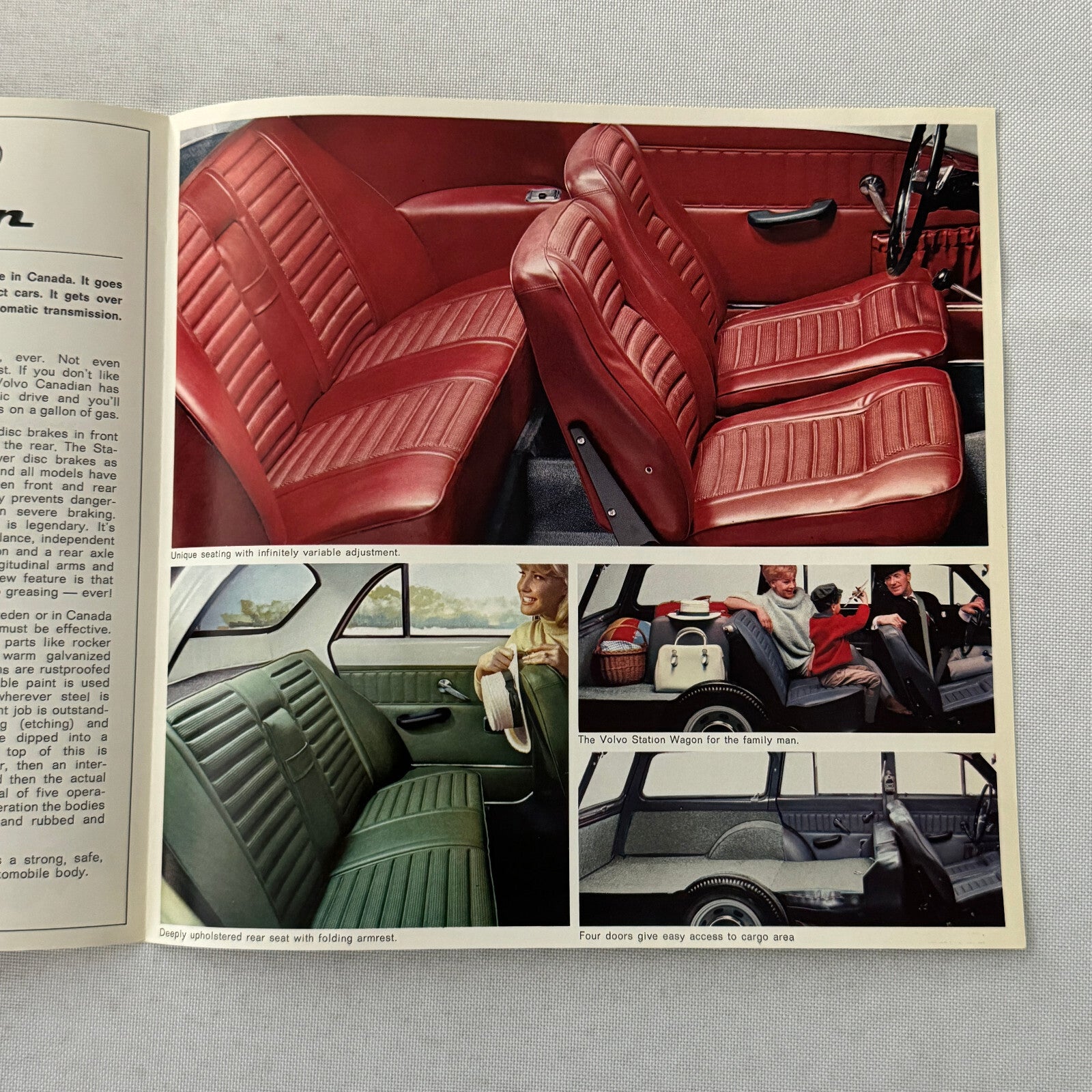 Volvo Canadian Series Car Sales Brochure Catalog Coupe Sedan Station Wagon