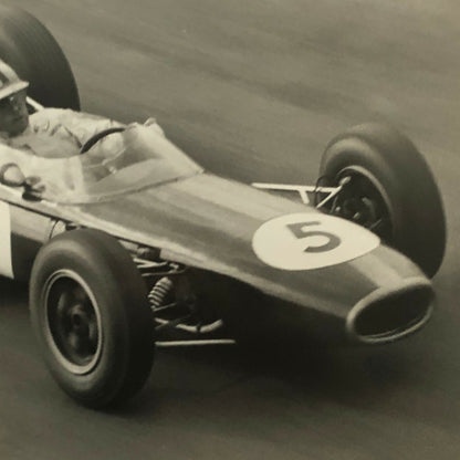 Vintage Racing Car Driver Photo Photograph Print 