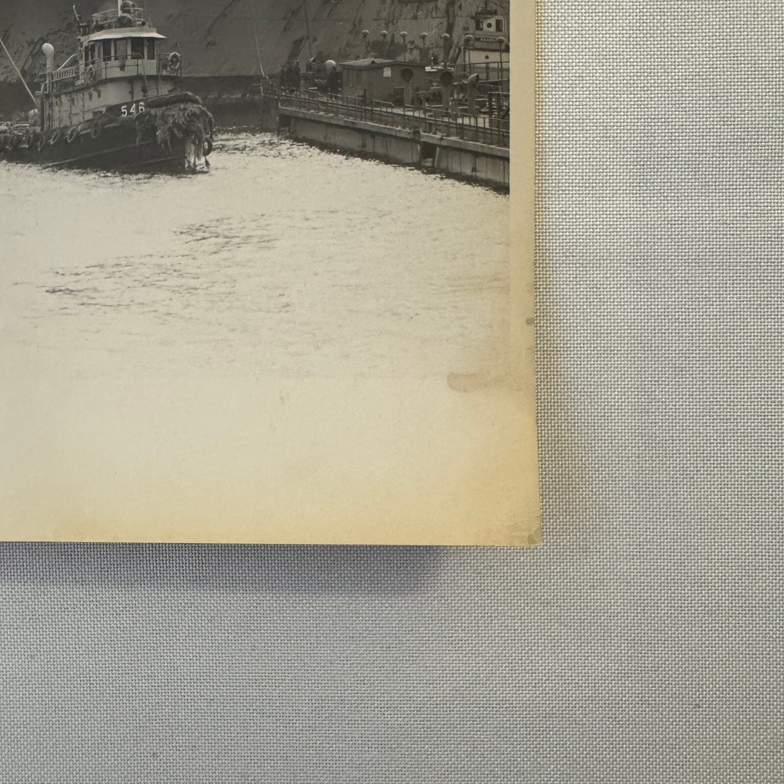 Royal Canadian Navy Military Ship Photo Photograph Vintage