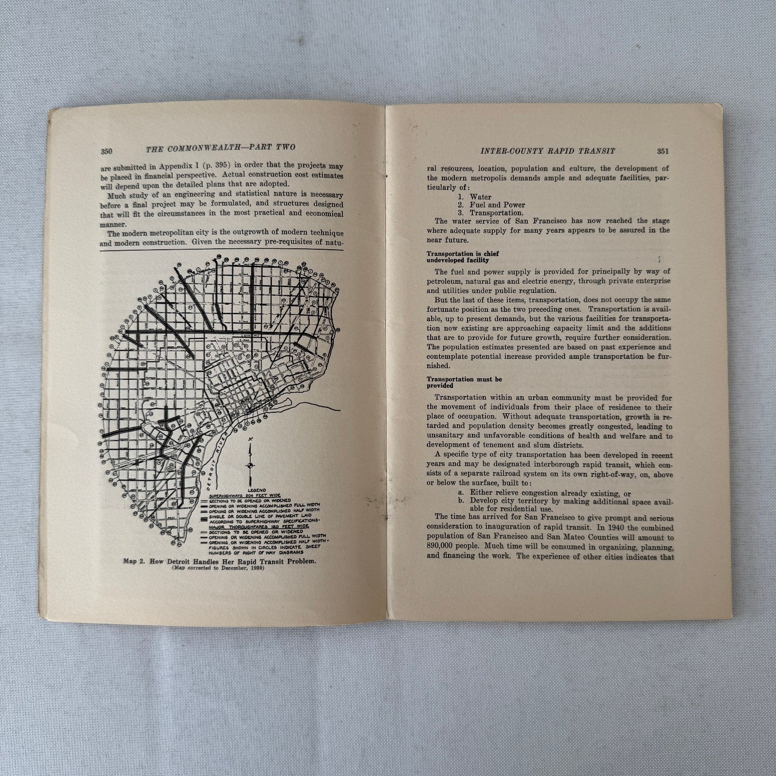 Commonwealth Club of California The Commonwealth Journal Railway Highway 1931