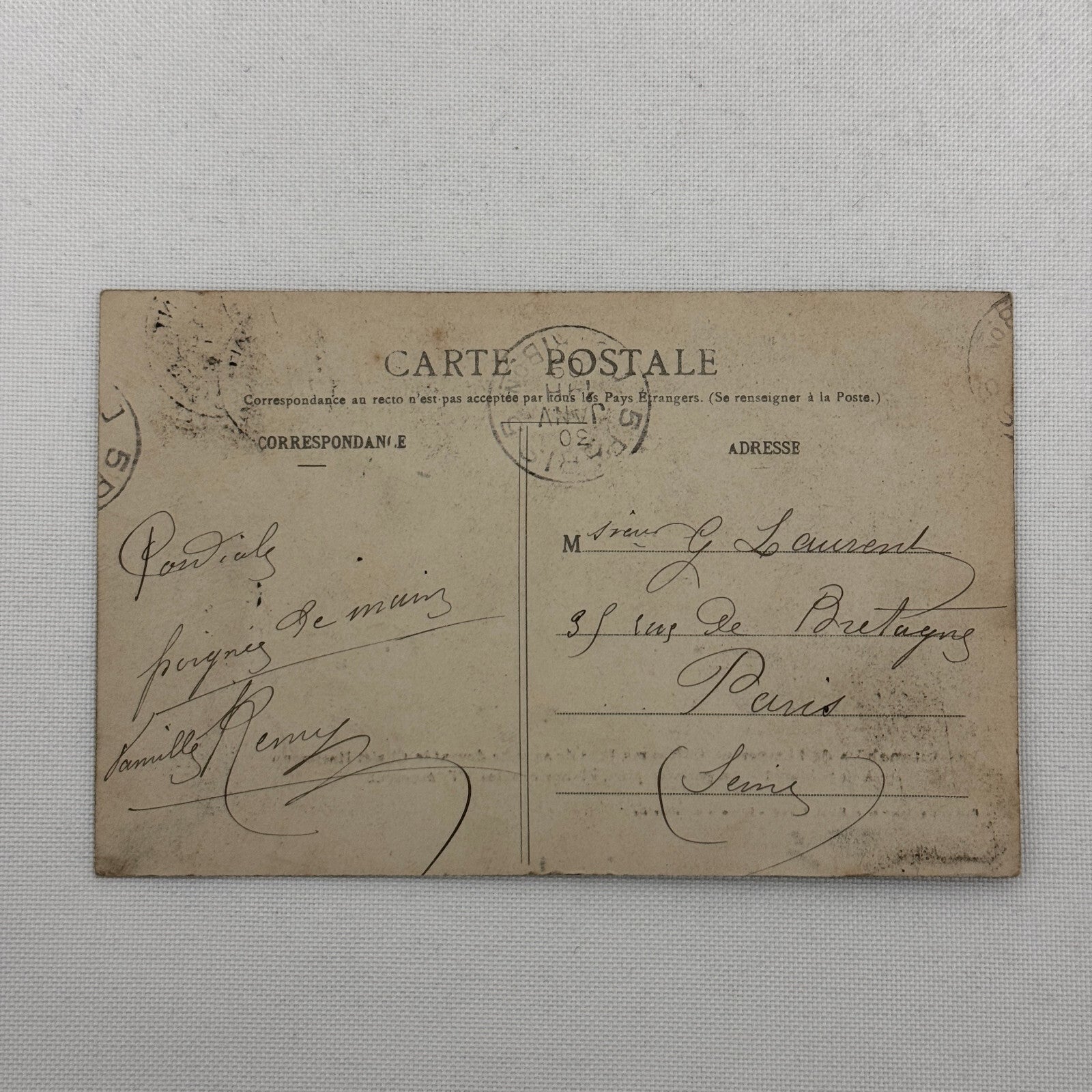 Emperor Guillaume II Kaiser WIlhelm II Car Automobile Postcard Post Card