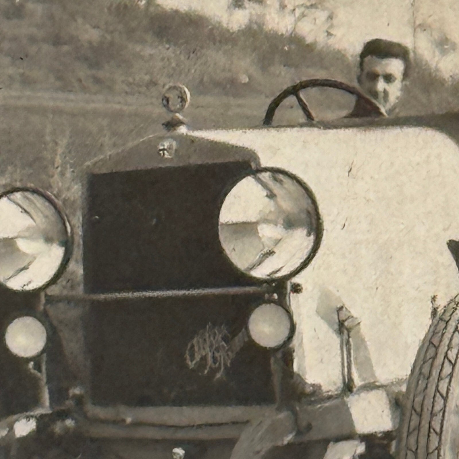 Vintage Photo Photograph Print Alfa Romeo Antique Car Autombile