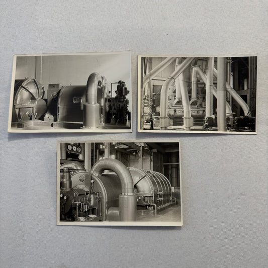 Vintage Photo Lot Dayton Ohio GE General Electric Power Plant Equipment 1938