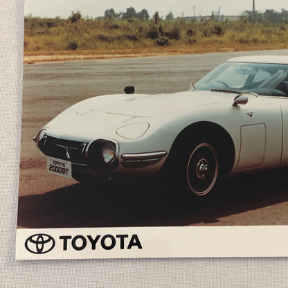 Toyota 2000GT Vintage Car Factory Press Photograph Photo Print 1990s