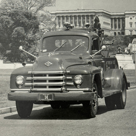 Vintage Diamond T Truck Photo Photograph United States Capitol Building