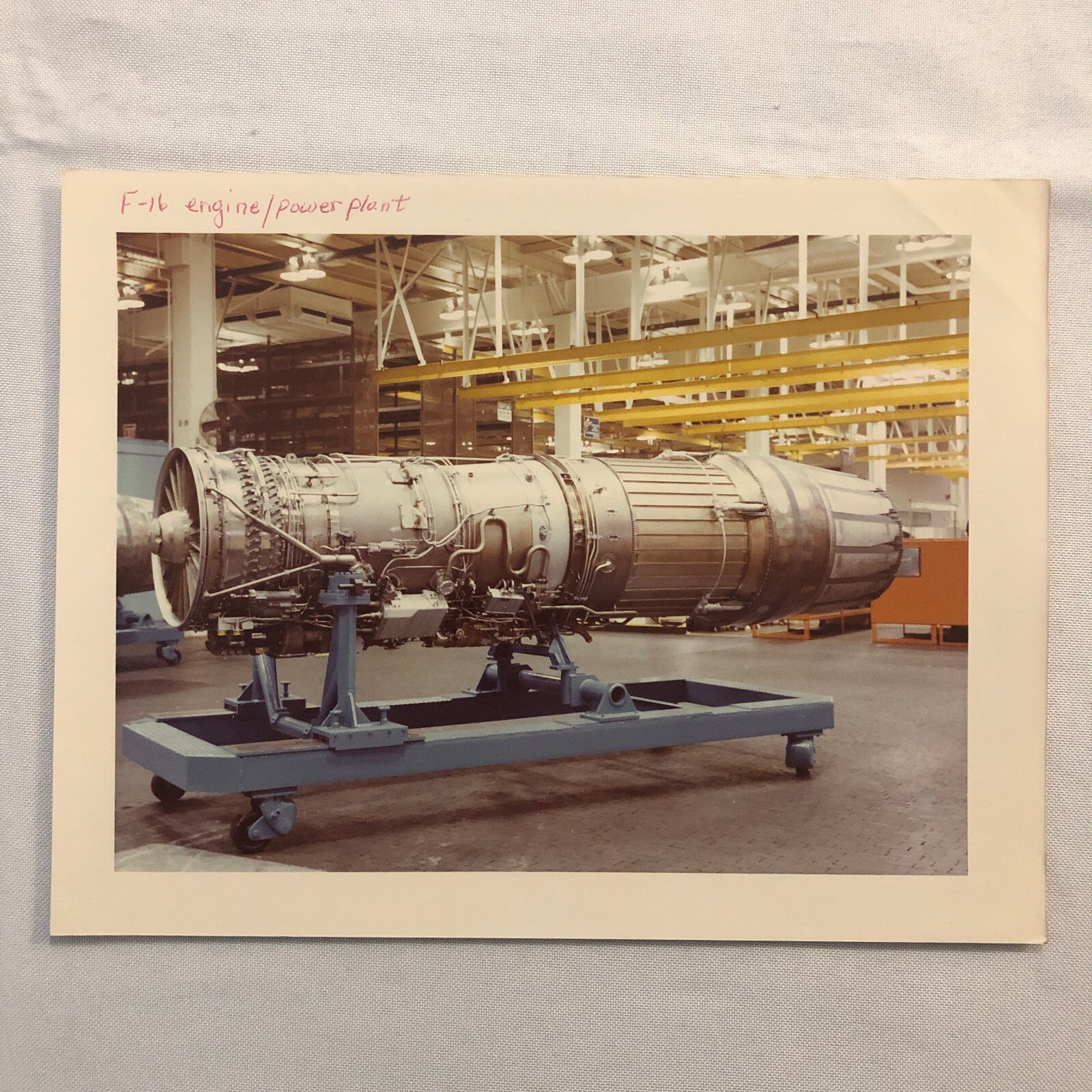 Military F-16 Jet Plane Engine Photo Photograph Print