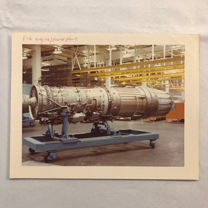 Military F-16 Jet Plane Engine Photo Photograph Print