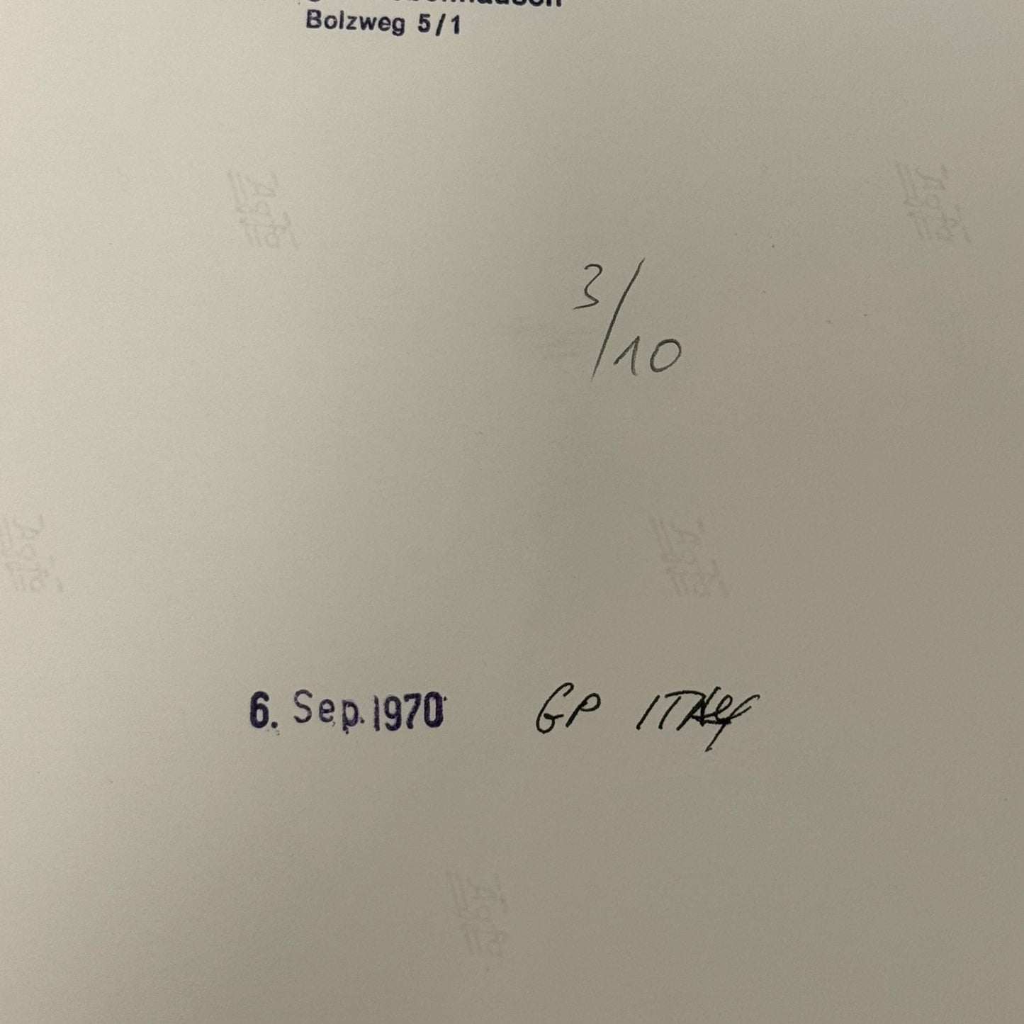 Vintage Racing Photo 1970 Italian Grand Prix Driver Clay Regazzoni Motorsport