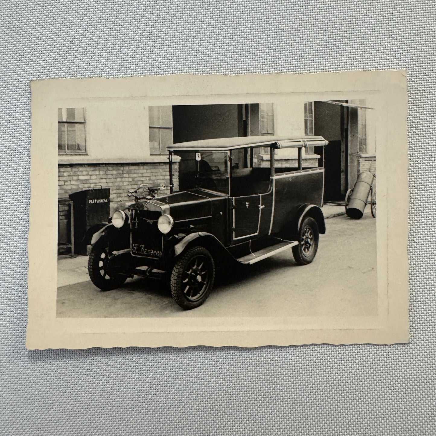 Vintage Photograph Photo Print Car Automobile European