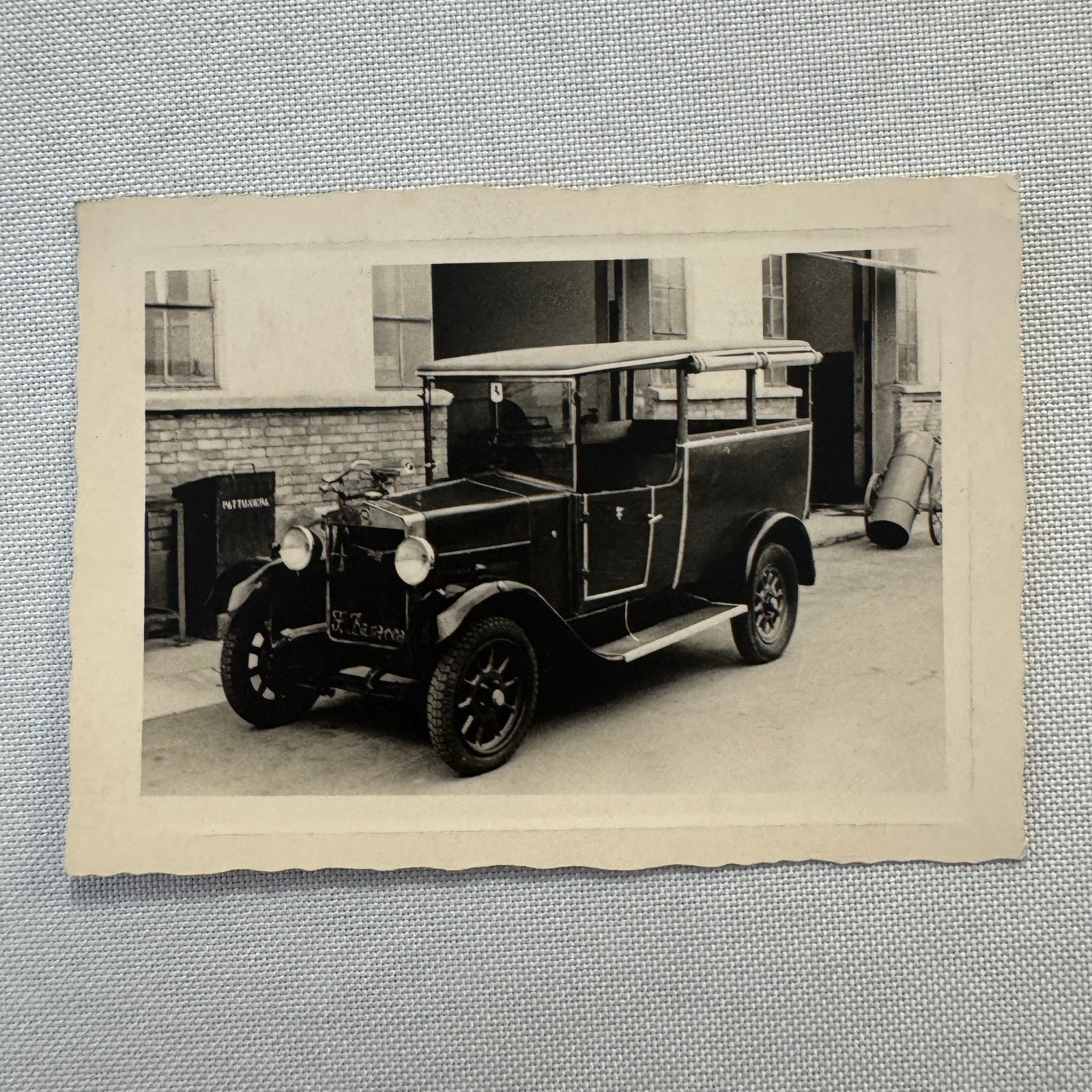 Vintage Photograph Photo Print Car Automobile European