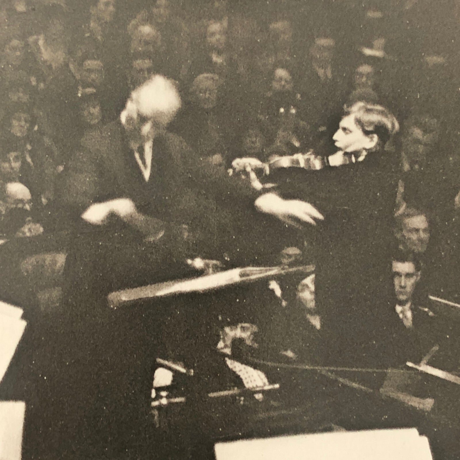 Press Photo Photograph Violinist Yehuda Menuhin Musician 1932 Central News Music