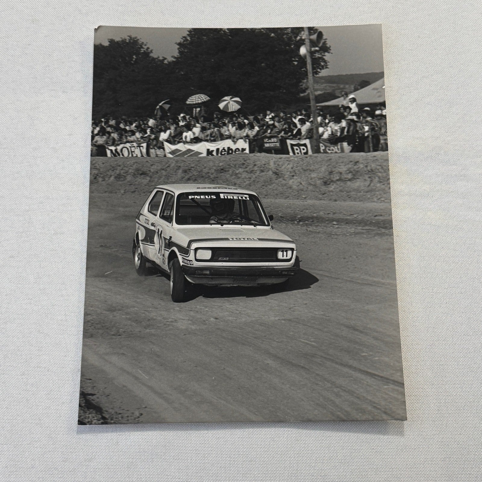 Vintage Rally Racing Photo Photograph Print DPPI Fiat 127 Car