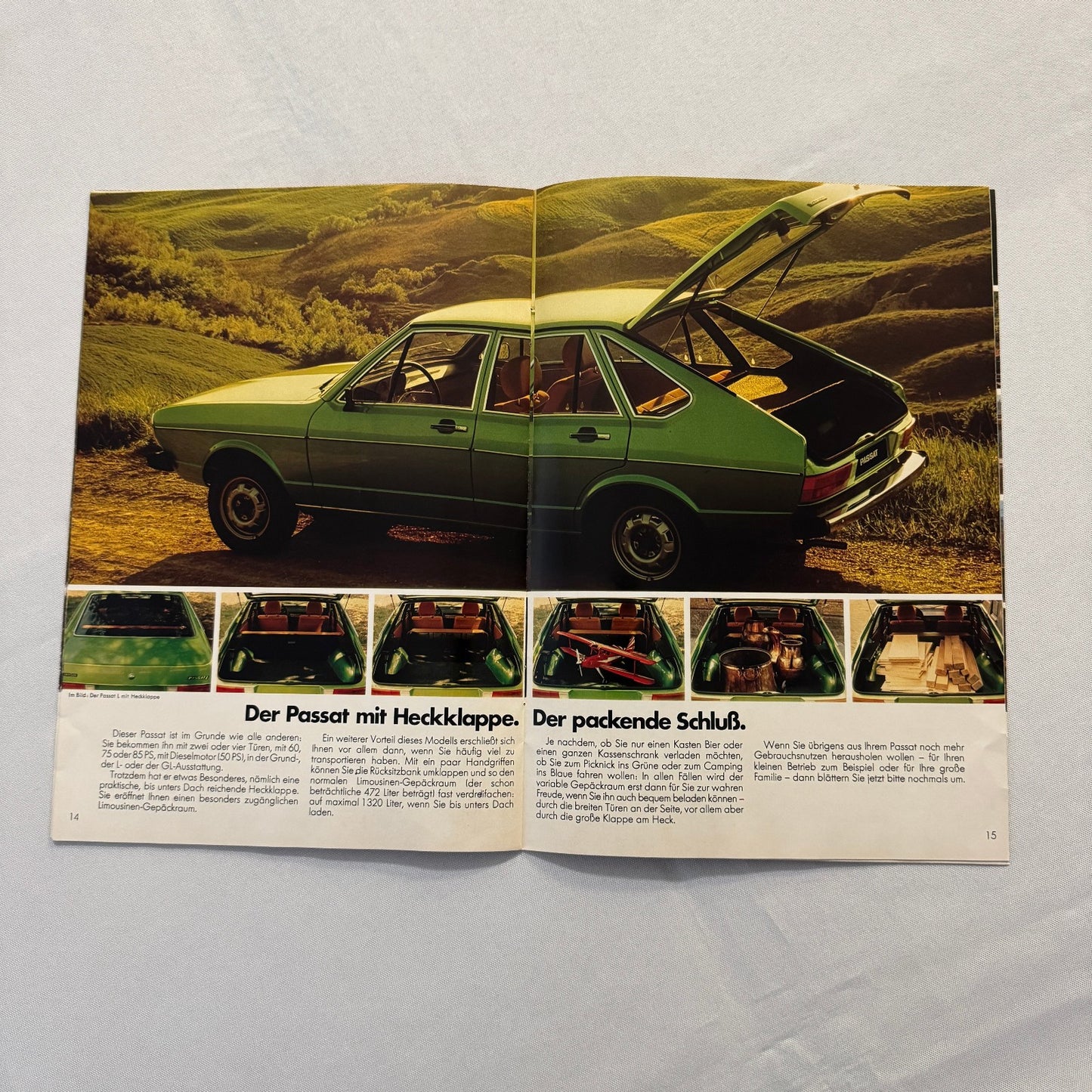 1977 Volkswagen Passat Car Sales Brochure Catalog Advertising GERMAN