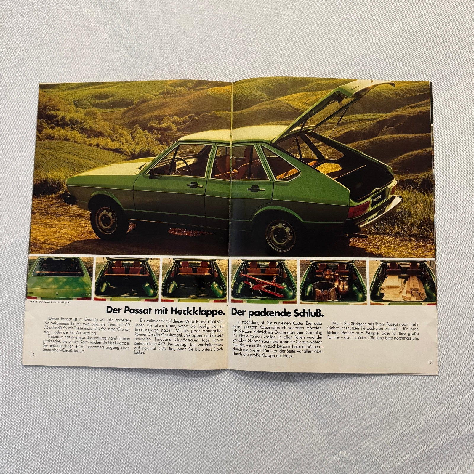 1977 Volkswagen Passat Car Sales Brochure Catalog Advertising GERMAN