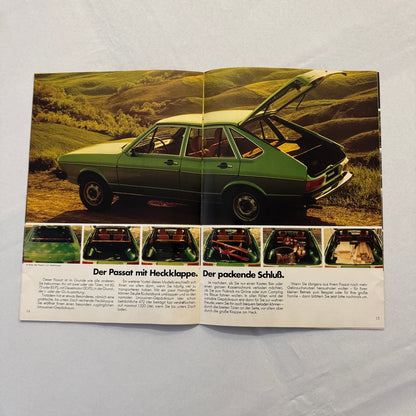 1977 Volkswagen Passat Car Sales Brochure Catalog Advertising GERMAN