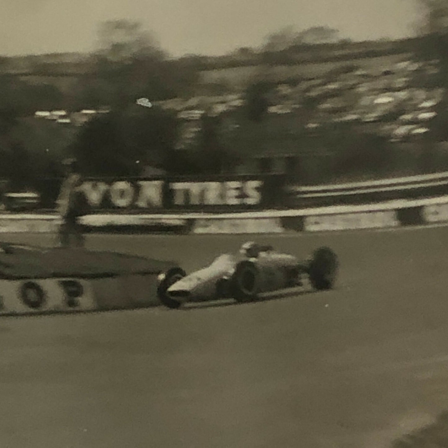 Vintage Grand Prix Car Racing Photo Photograph Print Motorsport Race
