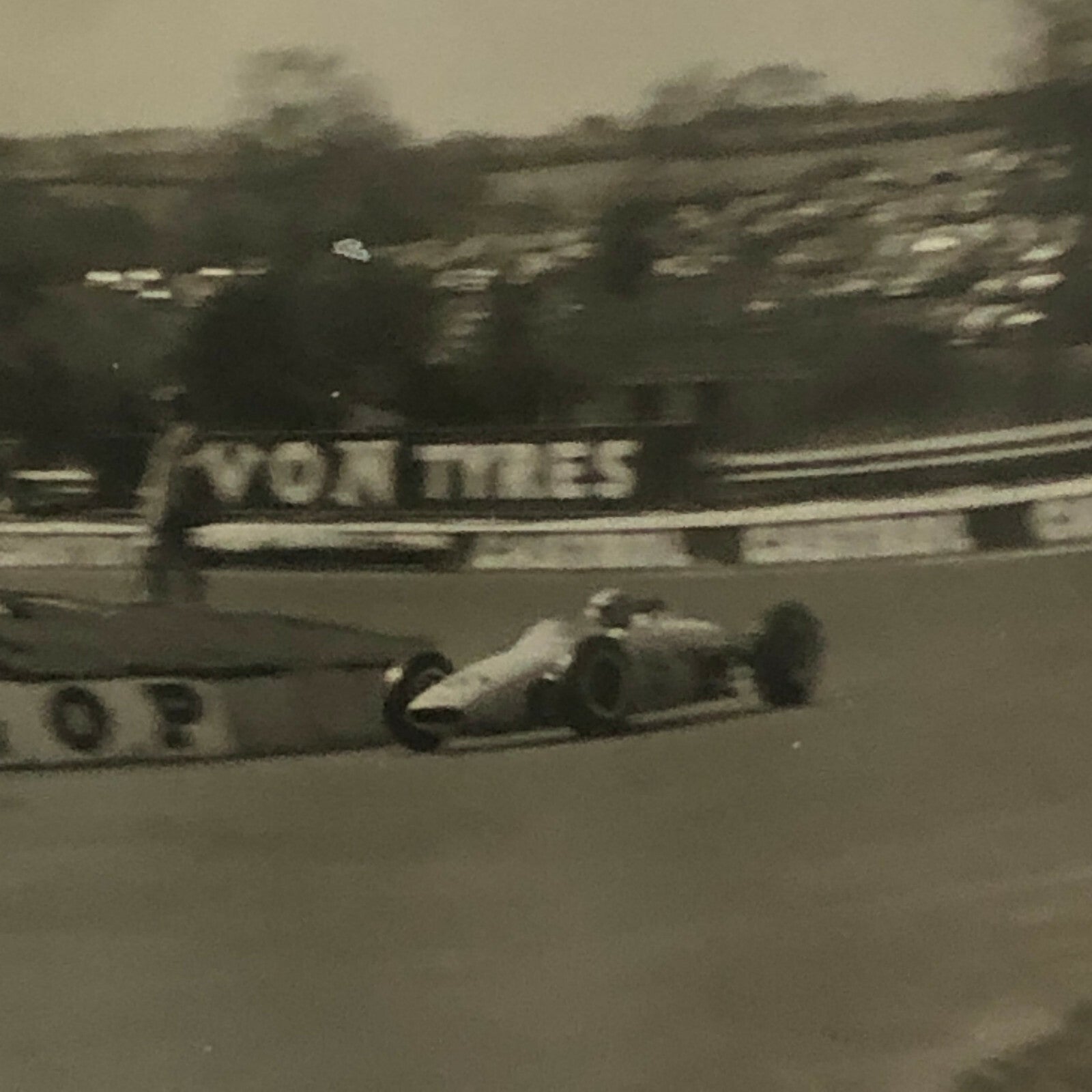 Vintage Grand Prix Car Racing Photo Photograph Print Motorsport Race