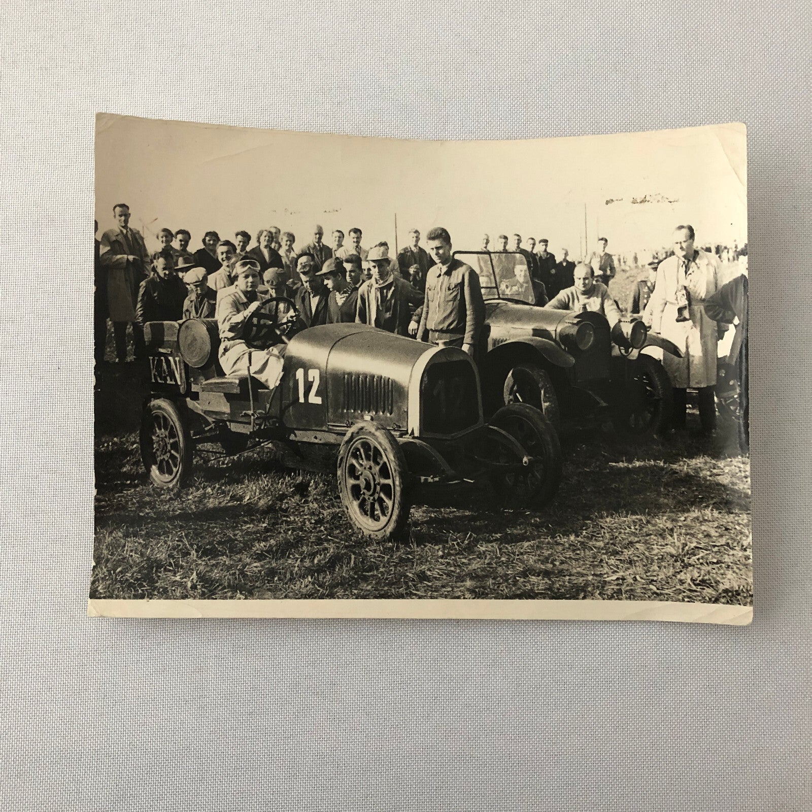 Vintage Racing Car Photo Photograph Print Laurin Klement K.A.N. Automobiles ? 
