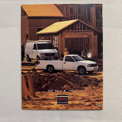 1996 GMC Commercial Truck Brochure Catalog Sierra Pickup Safari Van Vandura