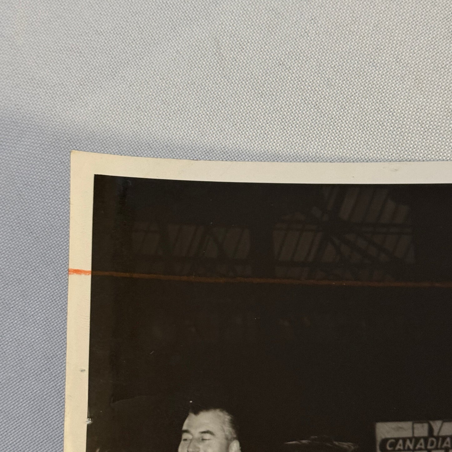 Vintage Canadian Navy Officials Military Press Photo Photograph French 1954