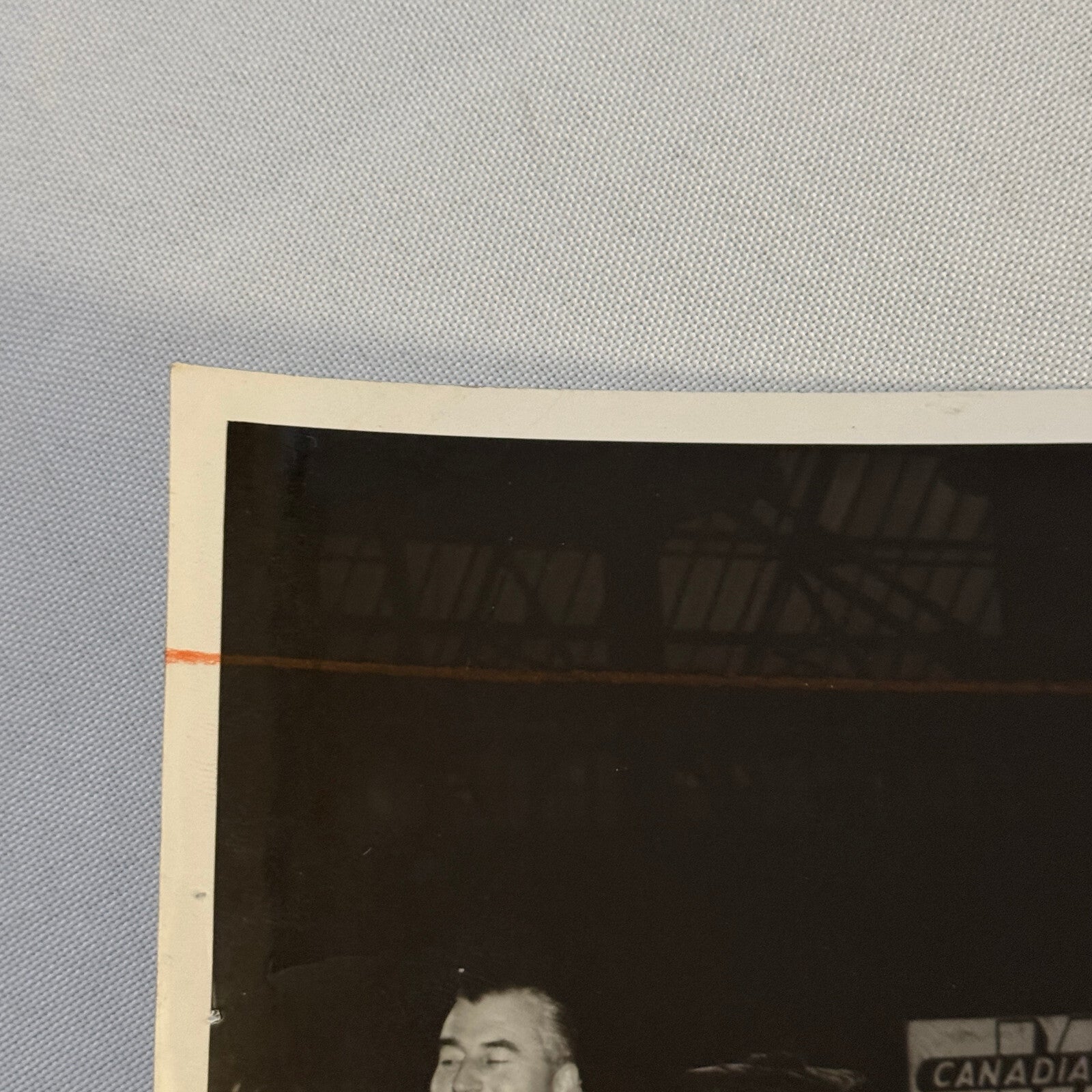 Vintage Canadian Navy Officials Military Press Photo Photograph French 1954