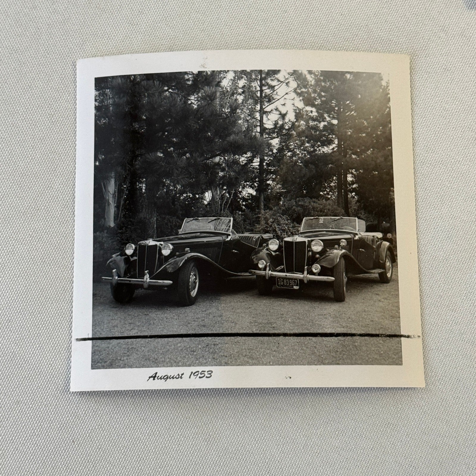 Vintage MG Roadster Car Photo Photograph Print Lot 13x 1953