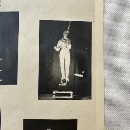 Vintage Circus Juggling Balancing Act Flyer Mrallano