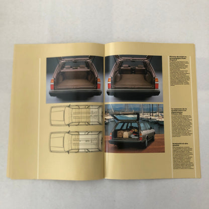 Toyota Cressida Car Sales Brochure Catalog Kombi Wagon German Italian French