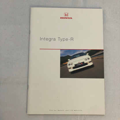 Honda Integra Type R Car Sales Brochure GERMAN Text European Market