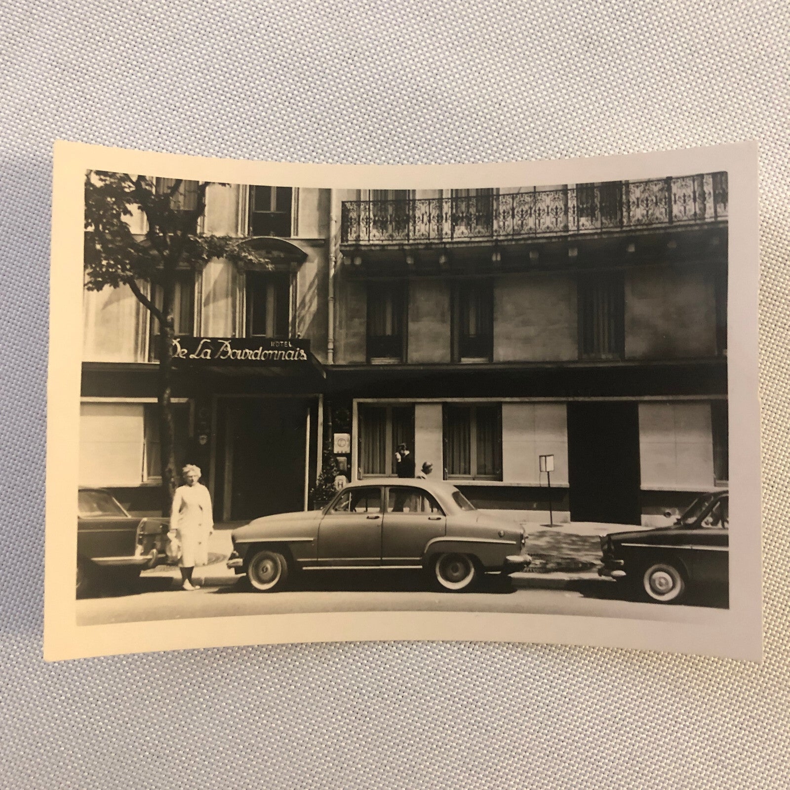 Vintage Photo Photograph Cars on Street France French ? Tag AL22SM1