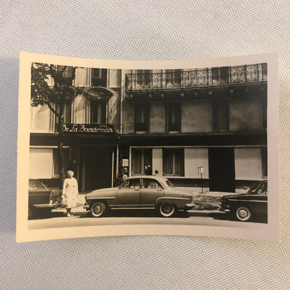 Vintage Photo Photograph Cars on Street France French ? Tag AL22SM1
