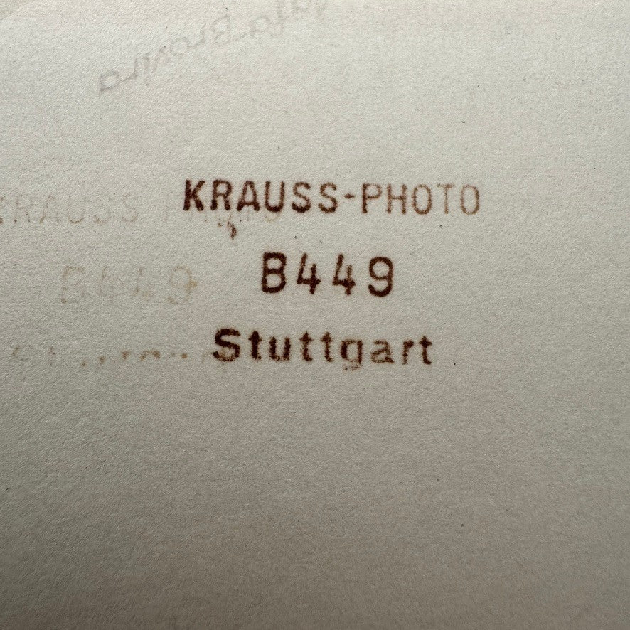 Vintage Auto Union Audi Car Automobile Photo Photograph Print Stuttgart Germany