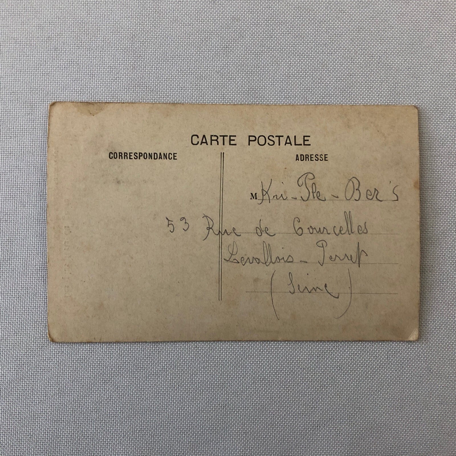 Circus Acrobat Performer Act Postcard Post Card Brothers Kri-Ple-Bers Vintage