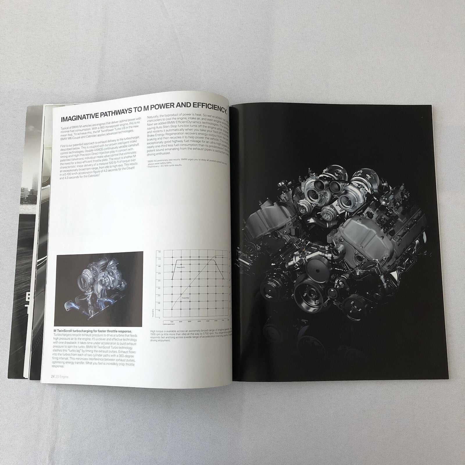 BMW M6 Coupe and Cabriolet Convertible Sales Brochure Catalog BMW M