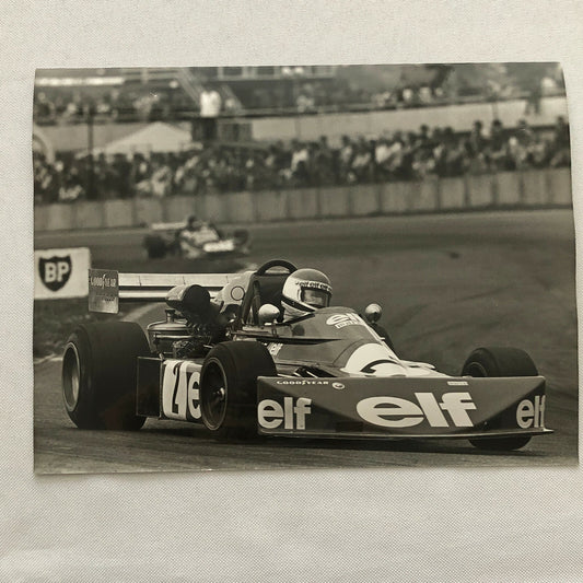 Vintage 1975 Formula 2 F2 Racing Photo Photograph Nogaro Michel Leclere ELF 