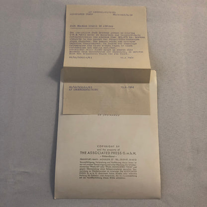 Vintage 1964 Racing Photo Jack Brabham Win and Jim Clark Crash Associated Press