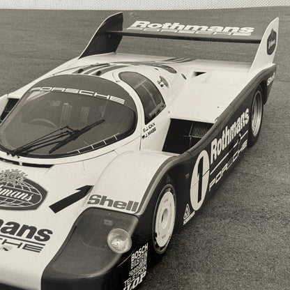 Porsche 956 Rothmans Racing Race Car Photo Photograph Print Vintage