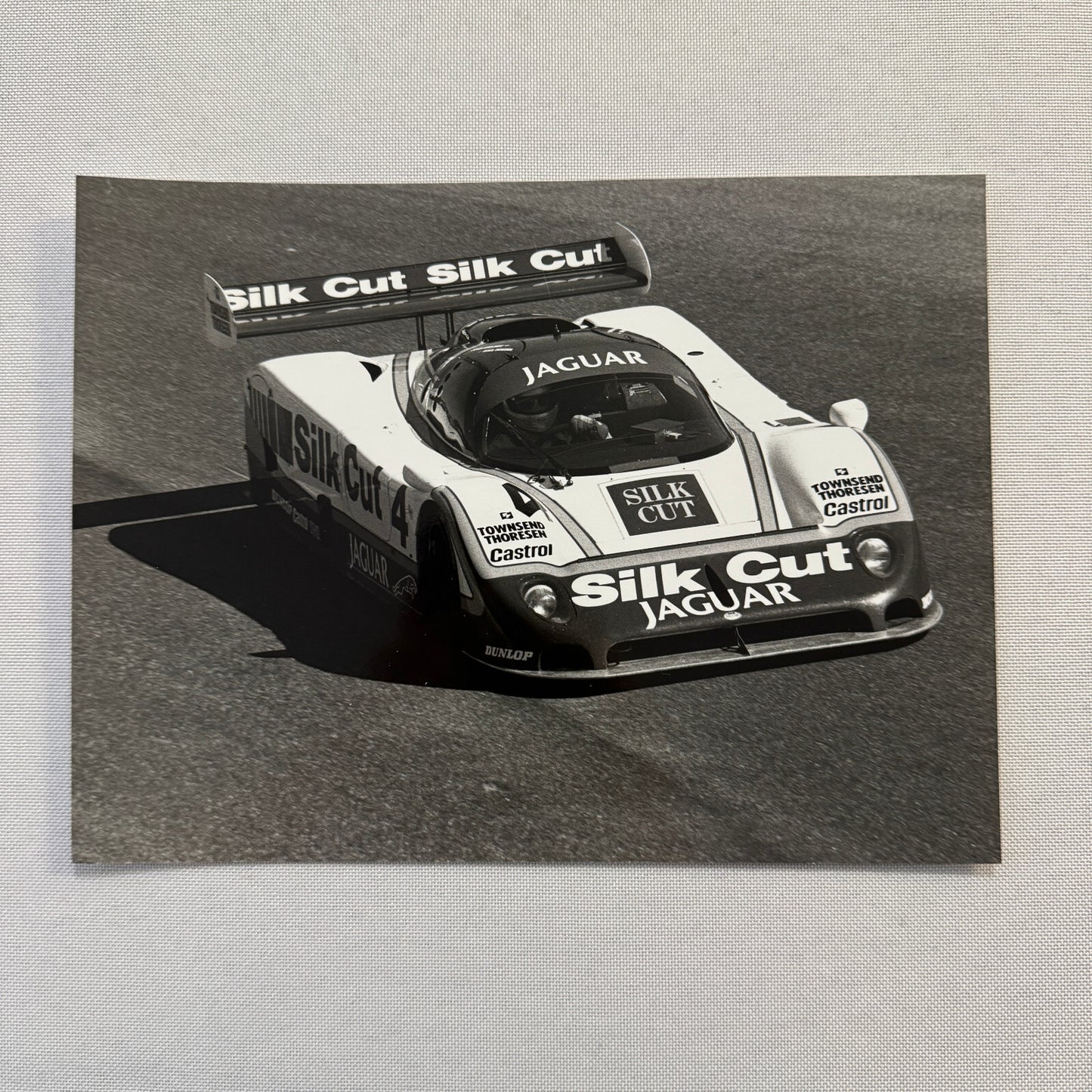 Silk Cut Jaguar XJR-8 Racing Car Photo Photograph 1987 Nurburgring 1000KM