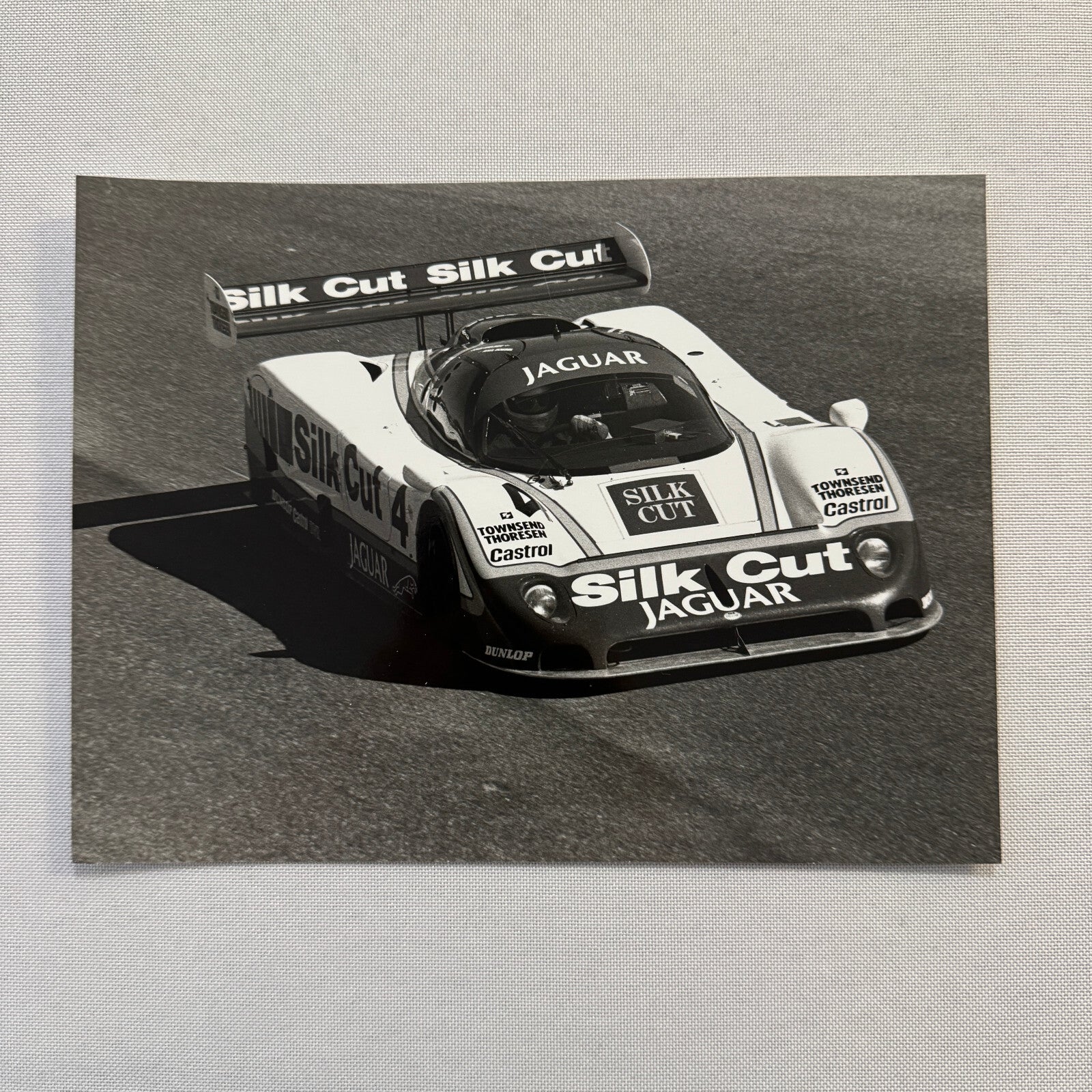 Silk Cut Jaguar XJR-8 Racing Car Photo Photograph 1987 Nurburgring 1000KM
