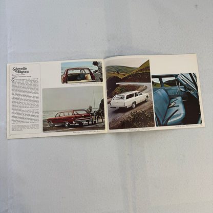 1966 Chevrolet Chevelle Sales Brochure Catalog Malibu Convertible 300 Wagon