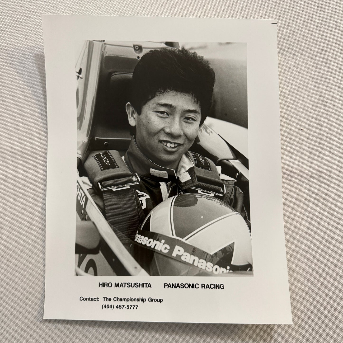 Vintage CART IndyCar Press Kit Hiro Matsushita Panasonic Racing Driver