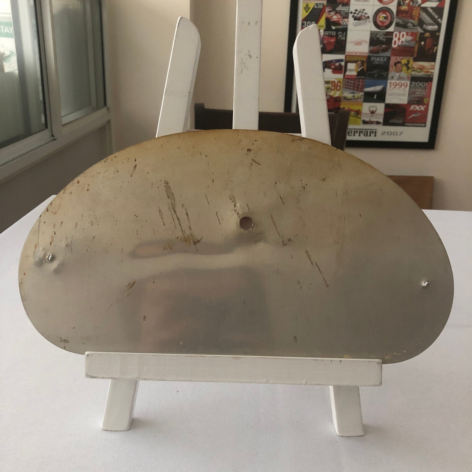 1964 Radio Rallye Car Rally Participant Plate w/ Martini Ad