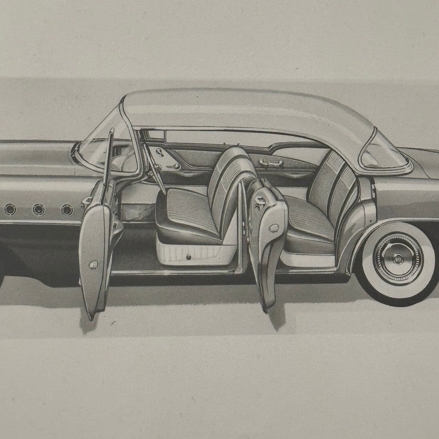 1957 Buick Car Photo Photograph Print Automobile