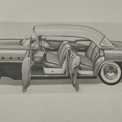 1957 Buick Car Photo Photograph Print Automobile