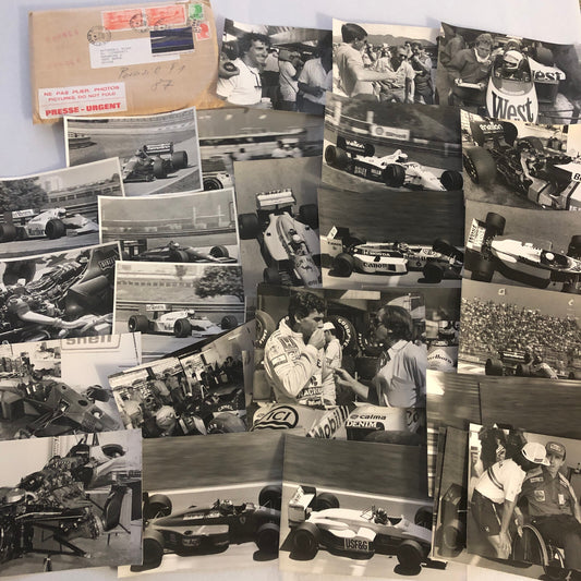 1987 Brazilian Grand Prix Formula One Racing Photo Lot 29x Ayrton Senna +