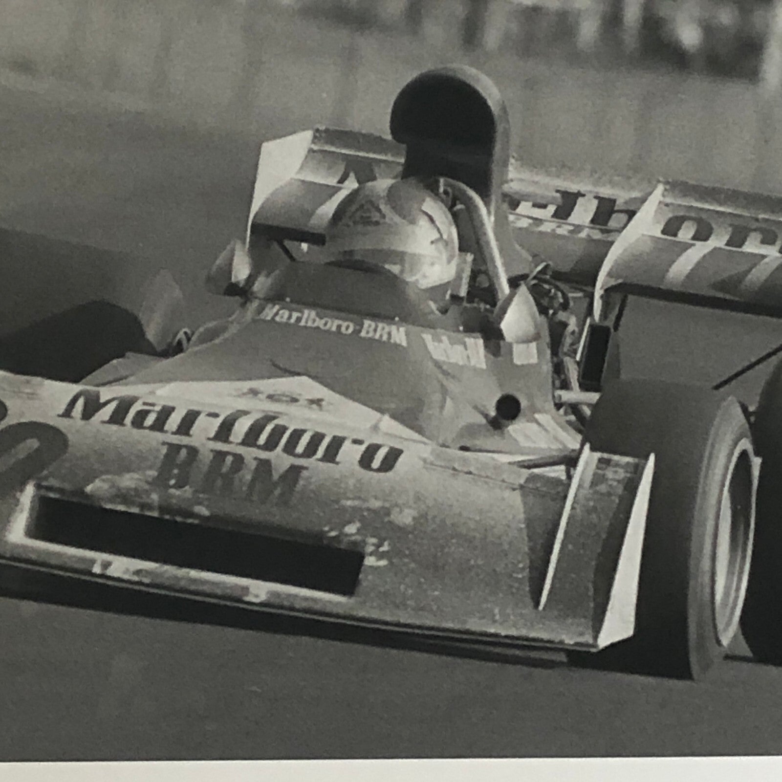 Vintage Racing Photo Photograph Jean-Pierre Beltoise 1973 JP Beltoise BRM Car